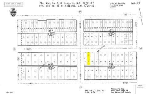 0 Walnut Street Hesperia CA 92345