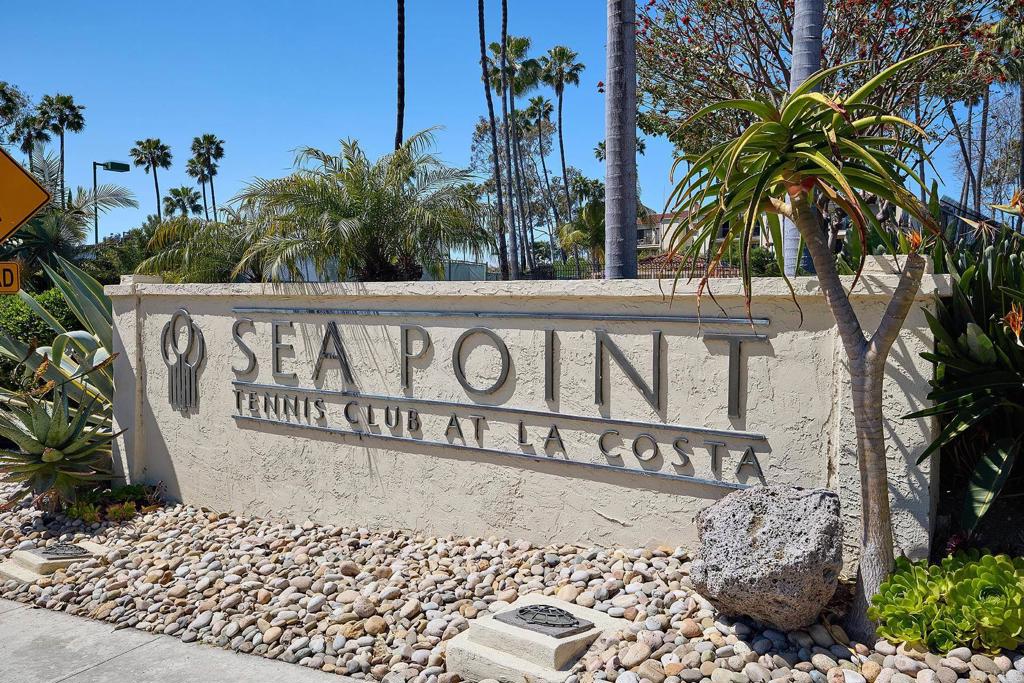 Experience resort-style living with this beautifully remodeled 2 bed, 2 bath condo in the highly sought-after Sea Point Tennis Club of La Costa. Tucked away in one of the most private locations in the community, this home offers rare, unobstructed canyon views with no neighbors behind—just wide-open sky, hawks soaring through the canyon, and refreshing ocean breezes. The open-concept layout features an updated kitchen and bathrooms, newer appliances including washer/dryer, oven, AC, water heater, and furnace, along with a new front window that brings in abundant natural light. Step onto your private patio and enjoy panoramic vistas, evening sunsets, and the tranquility of nature from the comfort of home. Sea Point Tennis Club is one of the premier condo communities in Carlsbad, offering multiple pools, spas, championship tennis courts, scenic walking paths, and dog-friendly green spaces. Whether you're relaxing poolside, playing tennis, or enjoying a morning walk through the peaceful surroundings, this is a lifestyle that blends relaxation and recreation. Conveniently located just minutes from world-class golf at Omni La Costa Resort, beaches, shopping, dining, gyms, theaters, and top-rated schools like La Costa Heights Elementary and La Costa Canyon High. Quick access to I-5 makes commuting and exploring San Diego effortless. Don't miss this rare opportunity to own a canyon-facing home in one of North County’s most desirable communities. Move-in ready and packed with updates—this is coastal Southern California living at its best.