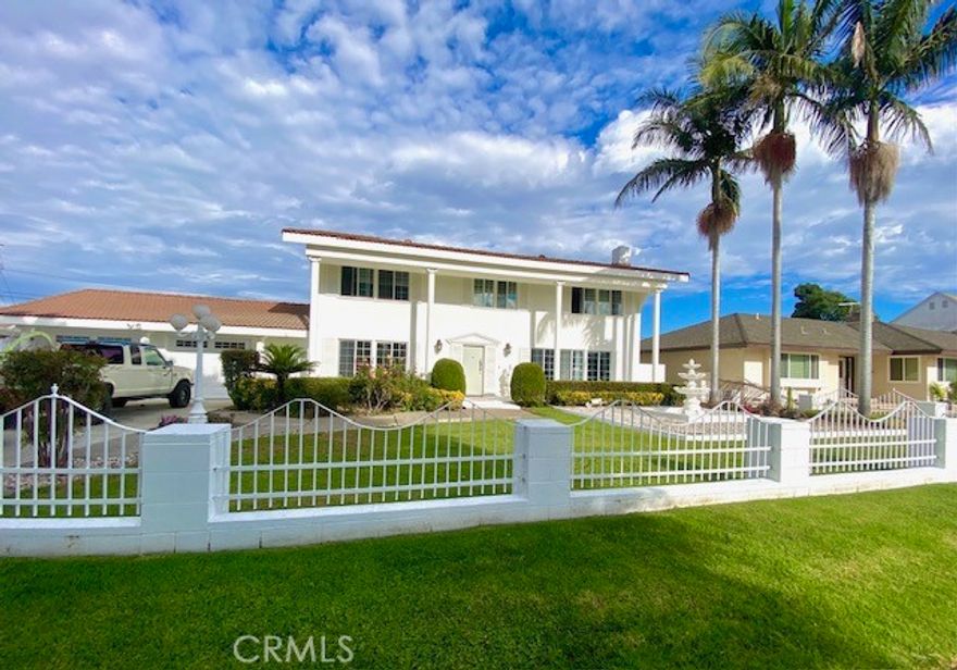 Wonderful single family home located in a cul-De-Sac quiet neighborhood in Garden Grove, on a 9,350 square lot,  offers a welcoming atmosphere. The home features three bedrooms and an three full bathrooms. The master bedroom accommodate a walk in closet. The livingroom  with a bar leads to the kitchen with plenty of cabinet space, includes  refrigerator, stove and a beautiful hood, granite counters, inviting open floor-plan, with a beautiful flooring. Inside laundry. This house is very good for entertaining the large patio is all cemented with a beautiful swimming pool and spa heater  with trees around. The house is located near to local entertainment like themed arcades, play centers, and live music venues. Being close to Anaheim, you also have easy access to major attractions, including Disneyland and Angel Stadium.  ADU?