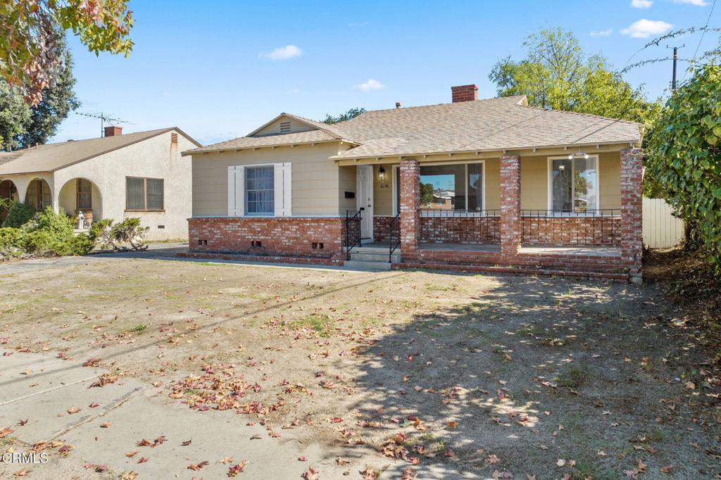 Welcome to this charming three bedroom, one bath home situated on a large 8,254 square foot lot with incredible potential. Recently updated with new flooring, fresh interior and exterior paint, a new garage door, and partial vinyl fencing, this home offers a perfect foundation for customization. Natural light fills the living and bedroom space through numerous windows, creating a bright and welcoming atmosphere. Enjoy relaxing on the charming front porch, or envision the possibilities the generous lot provides -- room for expansion, a pool, a large ADU, or an outdoor living retreat. Bring your vision and make this North Hollywood gem your own!