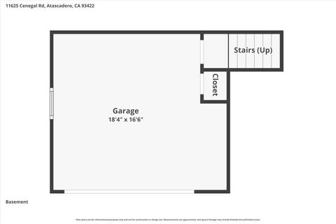 Tiny photo for 11625 Cenegal Rd, Atascadero, CA 93422 (MLS # SC26102667)