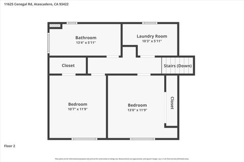 Tiny photo for 11625 Cenegal Rd, Atascadero, CA 93422 (MLS # SC26102667)