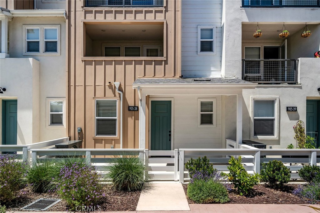 Experience contemporary living in this energy-efficient 3-bedroom, 3.5-bath townhome, ideally located in the desirable San Luis Ranch community. Spanning 1,354 sq ft across three thoughtfully designed levels, this home combines comfort, flexibility, and style—plus the added bonus of owned solar for sustainable living. The entry-level suite with a private bathroom offers the perfect space for guests, a home office, or multigenerational living. On the main floor, enjoy open-concept living with abundant natural light, elegant flooring, and scenic neighborhood/greenbelt views. The modern kitchen showcases sleek cabinetry, a walk-in pantry, stainless steel appliances, and a tile backsplash. Step outside to the covered patio for fresh air or entertaining, with a powder bath conveniently nearby. Upstairs, the primary suite offers a peaceful retreat with a private balcony, walk-in closet, and spa-like ensuite featuring a dual-sink vanity and glass shower. A third bedroom, also with its own private bath, and a dedicated laundry area complete the top floor. Located just minutes from downtown San Luis Obispo, this home offers access to dining, shopping, parks, and hiking trails, all in a vibrant, growing community.