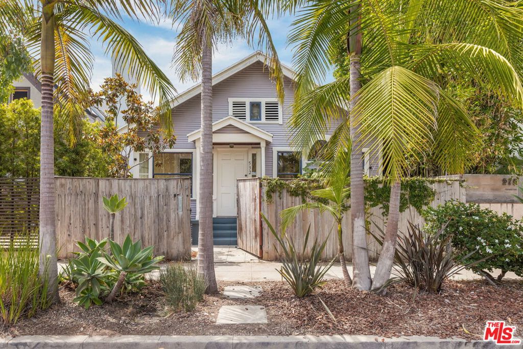 Welcome to this delightful 2-bedroom, 1-bathroom bungalow nestled in the heart of Venice, just moments away from the vibrant shops, cafes, and galleries of Abbot Kinney. This light-filled home blends classic California charm with laid-back coastal style, perfect for those seeking a serene yet central Westside lifestyle. Inside, you'll find a warm and inviting living space with two spacious bedrooms. Enjoy the outdoors year-round in the private yard, complete with a lush lawn and a dining area ideal for entertaining or relaxing. The gated parking at the rear adds convenience and security, a rare find in this sought-after neighborhood. Whether you're looking for a peaceful beachside escape or a place to soak in the best of Venice living, this bungalow offers the perfect blend of comfort, location, and charm.
