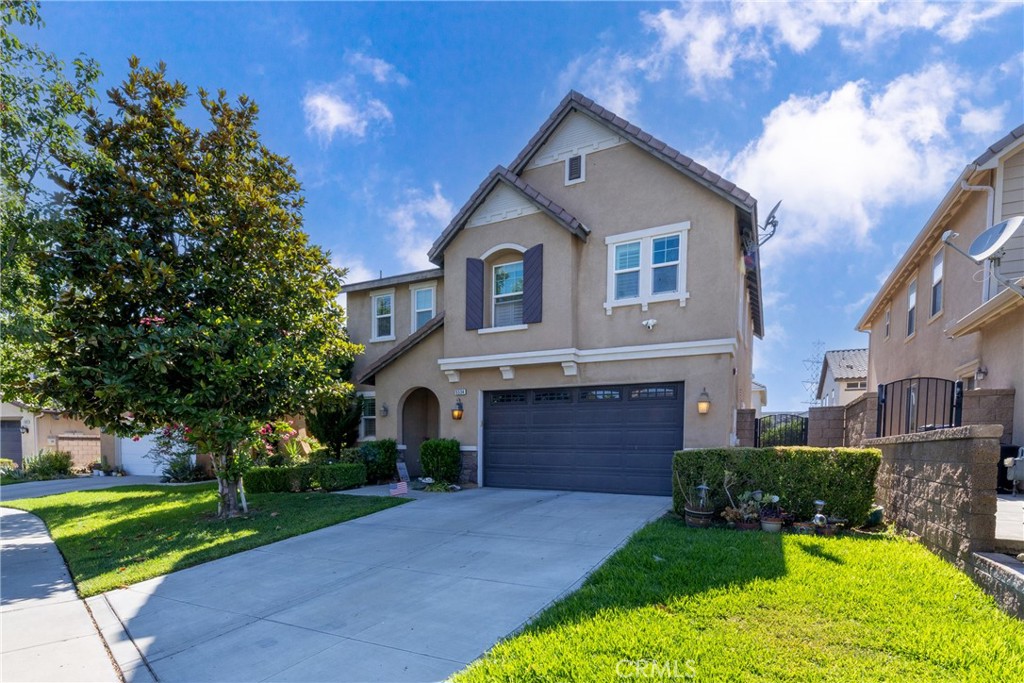 Welcome to this beautifully maintained two-story home located in the desirable community of North Fontana. This spacious residence features 4 generously sized bedrooms, 2.5 bathrooms, and a versatile loft—perfect for a home office, playroom, or additional living space. The open-concept kitchen flows seamlessly into the living and dining areas, ideal for entertaining or everyday living. The primary suite includes a private bath with dual sinks and a walk-in closet. Enjoy outdoor living in the well-sized backyard, perfect for relaxing or gatherings. Situated on a quiet cul-de-sac near parks, schools, and shopping centers with easy freeway access. A must-see home in a prime location!