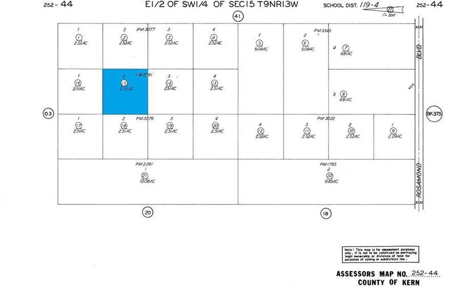 Great location with easy access to Hwy 14 and Willow Springs Road. Just east of the Willow Springs Race Track. 2.5 acres flat, buildable land just waiting for your custom or manufactured home. North of Rosamond Blvd. Pretty mountain views.