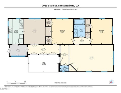 Tiny photo for 2016 State ST, Santa Barbara, CA 93105 (MLS # V1-38963)