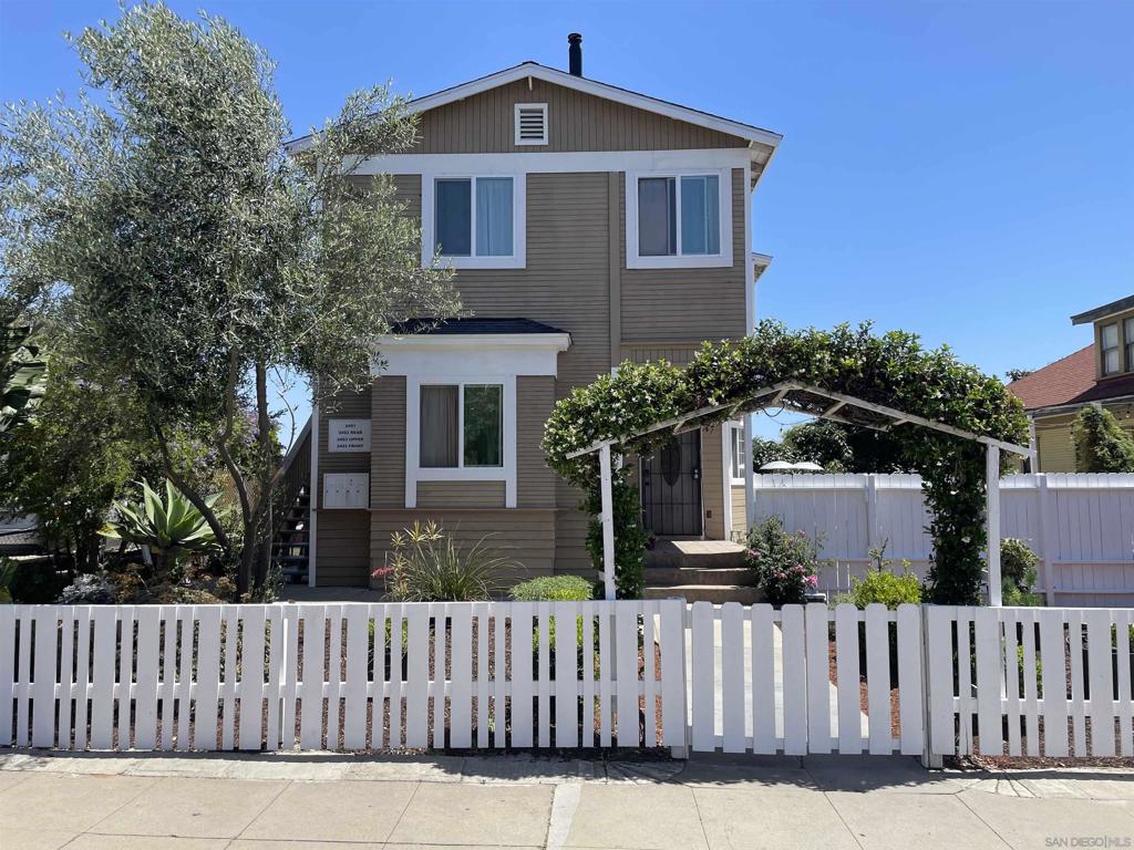 Located just east of downtown San Diego, in the charming historic district of Sherman Heights, this 4-unit rental property boasts a two-story duplex main house, accompanied by two fully detached bungalow units in the backyard—each with private patios. Additionally, all units are fully tenant-occupied for immediate cash flow! Live in one unit, rent out the others, or rent them all -- it's completely up to you! Recent upgrades to the roof, electrical panel, and other cosmetic details add value, while zoning (RX-1-1) allows for additional development potential. The property also includes two open-air parking spaces with alley access. This rental property with a strong income portfolio and proximity to Petco Park, San Diego City College, Balboa Park, and other downtown areas is a prime investment opportunity that you do not want to miss!