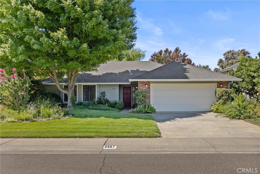 First time on the market, and it’s a gem! 2357 Moyer Way has been lovingly cared for by the same owner since it was built in 1989, and it shows. Nestled in one of Chico’s most desirable pockets, this home sits on a peaceful street just minutes from Lindo Channel, Chico State University, downtown’s restaurants and shops, and everyday conveniences. It’s the kind of neighborhood where you feel tucked away, yet you’re never far from where you need to be. Step inside and you’re greeted by a bright, inviting living room where sunlight pours through large windows, casting a warm glow across the space. The kitchen, perfectly placed just off the dining area, makes mealtime effortless, whether it’s a quick breakfast before heading out or a lingering dinner with friends while looking out over the lush backyard. Down the hall, you’ll find three spacious bedrooms, each offering comfort and flexibility. The primary suite is the crown jewel, a private retreat with vaulted ceilings, two separate closets, an en-suite bath, and direct access to the backyard so you can step outside with your morning coffee or enjoy a quiet evening under the stars. The front and backyards are beautifully landscaped for easy upkeep, giving you more time to enjoy them. The backyard is a serene escape, ideal for weekend BBQs, unwinding after a long day, or simply soaking in the peace and privacy of your own outdoor space. Whether you’re searching for your first home, your forever home, or a low-maintenance investment property, 2357 Moyer Way offers a rare combination of care, comfort, and location. Homes like this don’t come along often. Come see why this one has been cherished for over three decades.