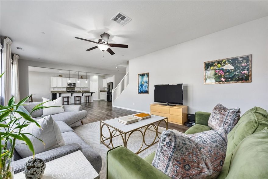 Step into elegance and comfort with this beautifully maintained two-story home in one of the area’s most desirable gated communities. Offering 5 spacious bedrooms and 3 full bathrooms, this residence blends modern interiors with timeless appeal—perfect for both relaxation and entertaining.

The community is thoughtfully designed, featuring a sparkling pool, spa, and 24-hour monitored neighborhood patrol for peace of mind. Neighbors here truly look out for one another, creating a welcoming environment with a strong sense of connection.

This home also includes, a well-established landscaped yard, and interiors that are classy, clean, and move-in ready. From curb appeal to community lifestyle, every detail has been cared for.