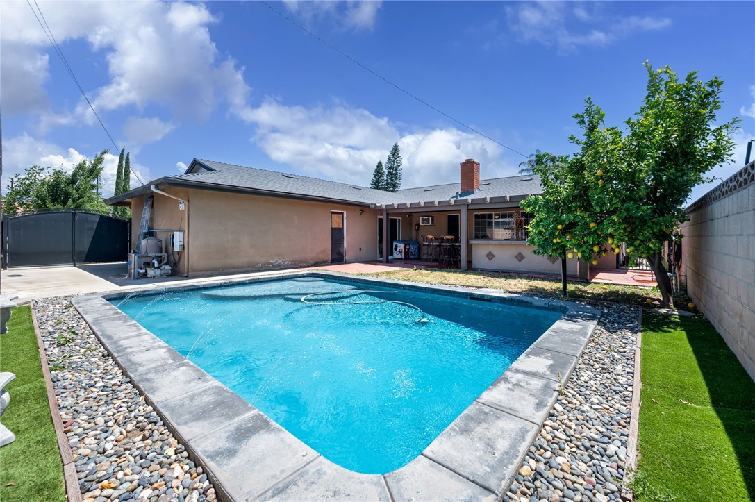 Welcome to your Ontario oasis! This beautifully updated single-story home boasts 4 spacious bedrooms, 2 modern bathrooms, and 1800 sqft of luxurious living space. Enjoy the perfect blend of style and functionality with a newer roof, electrical panel, backyard pool, and patio, all situated on a corner lot! Completely updated in 2015, this stunning property is ready and waiting for you to make unforgettable memories with your loved ones!