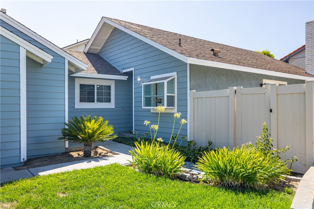 Welcome to Colton's Iron Horse Ridge gated community! This 2 bedroom/2 bathroom single-story home is located on a corner lot, just around the corner from the community's southern entrance. This home has an updated kitchen with white cabinets and grey toned countertops, a garden window that lets in natural light and a pass-through between the kitchen and the main living area. The living area is an open concept with a fireplace and two sliding glass doors to the back and side yards. The primary suite has two closets and an ensuite bathroom with a vanity and a separate room with the toilet and shower while the second bathroom has a newer vanity. Flooring is newer engineered wood and tile and the interior and exterior spaces have been recently painted. All windows are dual pane and have curtains or blinds. Laundry hookups are located in the two car garage. The backyard is easy to maintain as the entire back and side yards have concrete patios/walkways and mulch whereas the front yard has grass and mature plants. The monthly HOA is $130 and includes access to the park, playground, pool. This home is CENTRALLY located in Colton and close to the Rialto boundary and minutes away (or within a mile radius) from freeways, schools, parks, restaurants, shopping, the Colton Golf Course, Arrowhead Regional Medical Center and the California University of Science and Medicine.