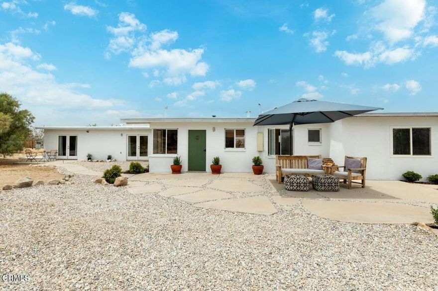 Nestled in the heart of the High Desert, Lucerne Valley offers a lifestyle that's both peaceful and inspiring--perfect for those who crave wide open spaces, endless skies, and a strong sense of community. With a backdrop of majestic mountains and star-filled nights, this home is a hidden gem for those looking to escape the hustle and bustle without straying too far from Southern California's key hubs.Set on an expansive lot with beautiful landscaping, this lovingly cared-for three-bedroom, three-bathroom home offers comfort, style, and room to breathe. Recent upgrades include a remodeled kitchen and bathrooms, designed with both aesthetics and functionality in mind. The kitchen features stainless steel appliances and sleek Caesarstone counters, combining modern convenience with timeless design. The open floor plan is filled with natural light, thanks to generous windows that capture sweeping views of the desert and surrounding mountains.This single-story home features a spacious two-car garage and multiple outdoor seating areas--perfect for enjoying your morning coffee, watching the sunset, or stargazing under the High Desert sky. Whether you're seeking a peaceful retreat, a forever home, or a weekend getaway, this property captures the very best of Lucerne Valley living.Lucerne Valley is a place where life slows down in the best way. Residents enjoy a quieter pace, spacious properties, and a rural lifestyle that allows room for creativity, self-sufficiency, and outdoor living. Whether you're into gardening, off-roading, horseback riding, or just soaking in the stunning desert views, there's something grounding and special about being here.