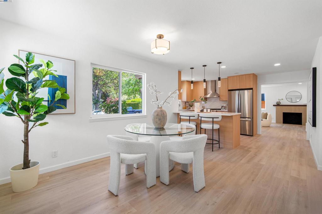 Welcome to 824 14th Avenue—where charm, privacy, and value come together. This beautifully remodeled Menlo Park gem sits on a quiet, tree-lined street and delivers the Menlo Park lifestyle without the high price tag. Located in an appreciating neighborhood, it combines smart investment potential with everyday comfort. The main home offers 3 bedrooms, 2 bathrooms, and 1,290 sqft of sun-filled living space. With no rear neighbors, you’ll enjoy rare privacy along with serene suburban tranquility. A luxury chef’s kitchen with custom cabinetry, high-end stainless steel appliances, and a cozy built-in breakfast nook anchors an open floor plan that flows seamlessly into the dining and family areas. The detached 680 sqft ADU features 1 bedroom, 1 bathroom, a full kitchen, private driveway, and its own entrance—ideal as a guest suite, home office, rental unit, or extended family space. Additional highlights include an XL 2-car garage, new landscaping, and premium finishes throughout. Close to Meta, Google, Stanford, and top-rated schools, this home blends privacy, location, and long-term value.