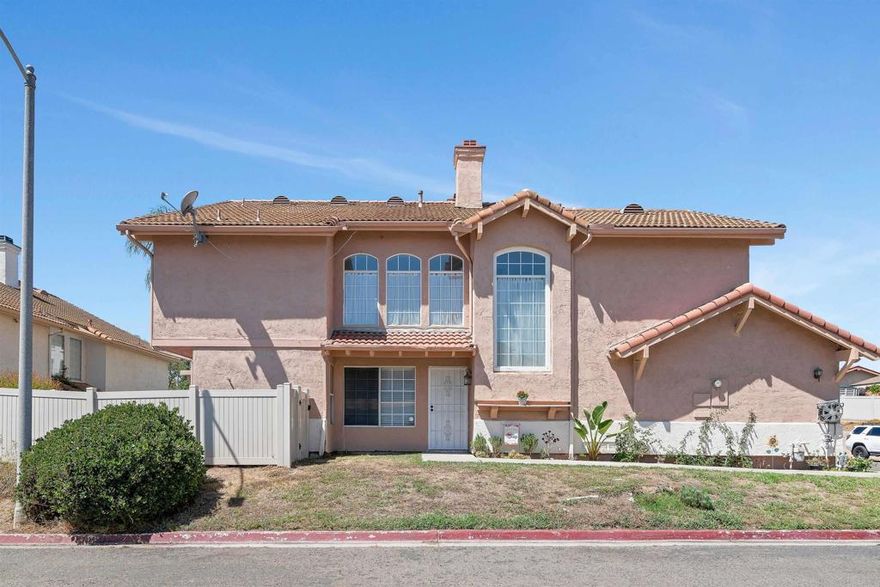 Charming Corner Lot Home in California Villas Gated Community Welcome to California Villas, a desirable gated community offering a spacious greenbelt with playground and recreation areas, perfect for enjoying the outdoors. This beautifully maintained home sits on a prime corner lot and combines comfort, style, and convenience all just minutes from the 78 Freeway, top-rated schools, shopping, and entertainment. Inside, you’ll find an open floor plan with vaulted ceilings and abundant natural light. Recent upgrades include a newer roof, hot water heater, updated sprinkler system, and luxury vinyl flooring throughout. The remodeled kitchen boasts updated cabinets, sleek countertops, stylish backsplash, and appliances. Modernized lighting and a cozy fireplace in the living room create a welcoming atmosphere. Upstairs, the home features spacious bedrooms with ceiling fans, along with a versatile loft area ideal for a home office, playroom, or additional living space. Step outside to your private backyard oasis featuring low-maintenance Trex decking—perfect for relaxing or entertaining.
