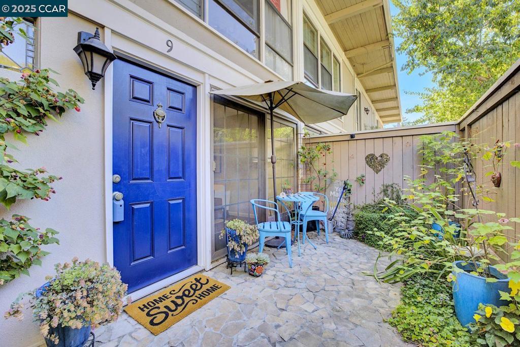 This beautifully updated 2-story townhome-style condo offers 1,224 sq. ft. of comfortable living space w 2 bedrooms & 1.5 bathrooms. Ideally located near the community pool, the home features engineered wood flooring throughout, a dual-sided fireplace connecting the dining & family rooms, & recessed lighting. The kitchen offers ample counter space & access to an oversized storage area under the staircase, while a convenient half bath completes the main level. From the living room, step out to your private flagstone patio, perfect for entertaining or quiet relaxation. Upstairs, the primary bedroom is filled w natural light & features a large closet. A walk-in storage closet in the hallway provides additional space. The home also incl one covered & one uncovered parking space. Enjoy the tranquil setting of this residence in the highly desirable town of Moraga—just steps from shopping, dining, parks and trails, & top-rated schools.