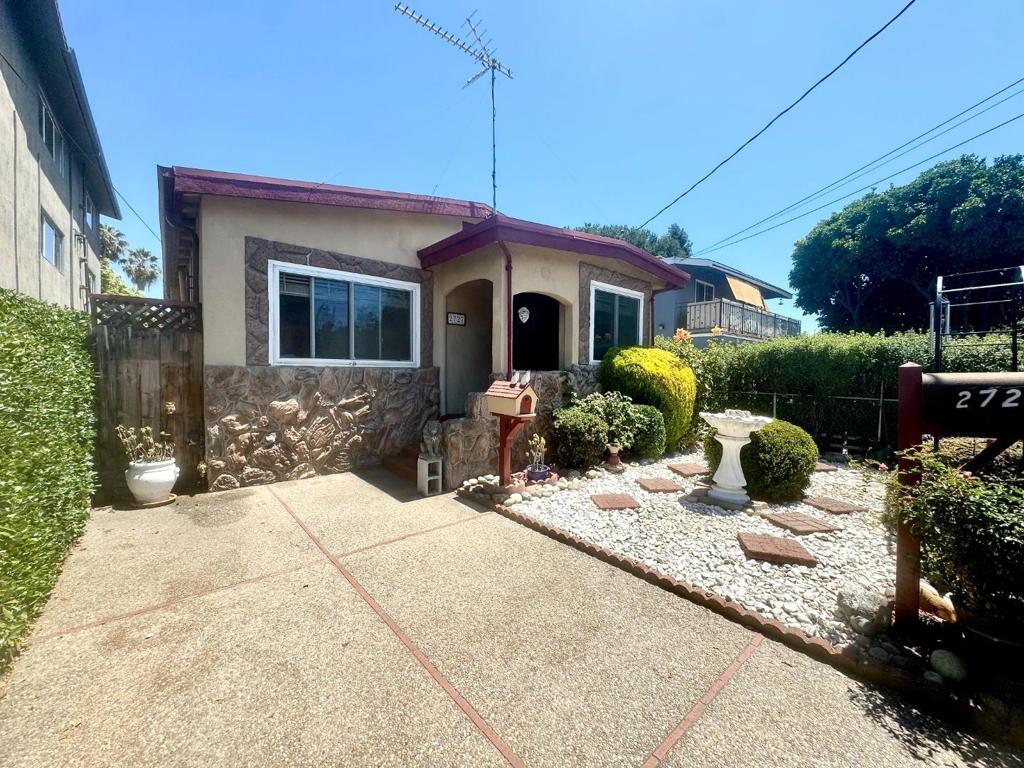This home may be eligible for special homebuyer grant programs or down payment assistance! This cozy cottage offers 840 sq ft of living space on a 2,870 sq ft lot. Step inside to a classy kitchen with custom cabinets, Quartz countertops, and a refrigeratorperfect for culinary enthusiasts. The home boasts a separate family room, ideal for entertaining, and a dining area with plenty of space for gatherings. Enjoy comfort with well-kept laminate and vinyl/linoleum flooring throughout. Baseboard heating ensures warmth, while a ceiling fan and dual-paned windows provide efficient cooling. Laundry is conveniently located on the back patio, with washer and dryer included. Two sheds offer extra storage. Enjoy a private yard plus a long driveway secured by a beautiful hand-painted iron gate for added charm. Located on a lively street near shopping, restaurants, parks, Caltrain, and major freeways. Dont miss this move-in ready gem in vibrant Redwood City! Vacant, staged, and well maintained.