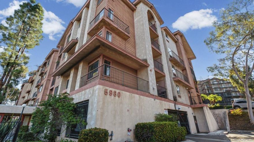 Enjoy stunning valley and city VIEWS from this beautifully updated end-unit condo at Sunrise Point! This bright, move-in-ready home features new flooring, a remodeled kitchen with stainless steel appliances, and a modern bathroom with stylish lighting and vanity. You’ll love the spacious bedroom with walk-in closet, IN-UNIT WASHER & DRYER, and central heat and air for year-round comfort. Relax on your private patio with storage, and take advantage of secure underground parking, plus access to the community’s lush landscaping, picnic areas, and spa. Conveniently located near shopping, dining, SDSU, and public transportation—this home truly has it all! MOTIVATED SELLER! Ask about our low down-payment and interest-rate buydown options to make this home even more affordable. Call today for details and to schedule your private tour — this one won’t last long!