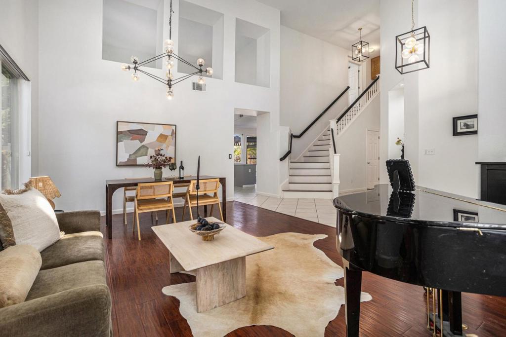 Step into your dream home at 751 Walker Court, a stunning property nestled in a quiet and picturesque Brentwood neighborhood. From the moment you enter, you'll be captivated by the sense of space and light, thanks to the dramatic vaulted ceilings that create an airy and open feel. No HOA fees!!! This spacious 5-bedroom, 3-bathroom home, 2,746 Sqft of living space is plenty for a growing family or multi-generational family, with a full Bed and Bath located on 1st level. The heart of the home is the expansive kitchen and family room combo, an ideal space for entertaining guests or simply relaxing with family. Home is equipped with 32 Solar Panels, EV Port ready, and Pur water treatment hook-up ready! Outside, the neighborhood offers a tranquil escape with its beautiful, mature trees and a serene atmosphere. This isn't just a house; it's a peaceful retreat where you can unwind and create lasting memories. 751 Walker Court perfectly blends modern living with a serene environment, making it the ideal place to call home. VA 2.25% interest rate assumable loan, needs to qualify with our lender and 250k plus is needed to assume the loan.