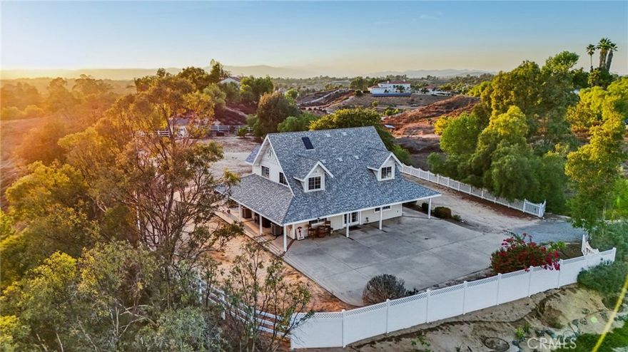 Views, Views, Views!! Charming Country Retreat Near Temecula Wineries with Income Potential!



This is a rare opportunity to own 2.36 flat acres with panoramic views in a serene setting that feels like the countryside, yet is just minutes from town and surrounded by world-class wineries. The property offers the perfect blend of privacy and convenience with excellent access roads, giving you the feeling of being away from it all while staying close to shopping, dining, and entertainment.



The home features a welcoming wraparound porch where you can relax and take in sweeping views. Inside, the first floor boasts a spacious family room, formal dining room, and open kitchen, while the second floor offers another family room with an entertainment area, laundry, and two spacious bedrooms with a full bath.



Outdoors, the land is well maintained with space for gardens or future projects, plus plenty of room for RV parking, toys, and expansion—whether it’s adding a pool, workshop, or additional living space.



Best of all, this property is currently an active Airbnb with consistent rental income and strong potential to increase revenue. Whether you’re looking for a private retreat, an income-generating investment, or both, this home offers endless possibilities. All furniture may be inlcuded in sale. Terms apply.



Note: This property is currently operated as a short-term rental. The Seller and Broker make no guarantee regarding transferability of the existing permit. It is the Buyer’s responsibility to verify all requirements and approvals with the Riverside County Planning Department.