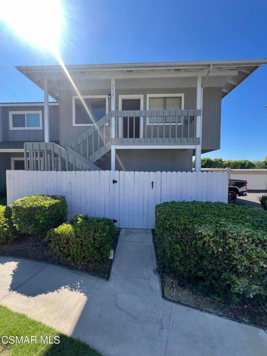 Now available -- a beautifully updated 2nd story home in Simi Valley. Move-in-ready property with modern upgrades, a great floor plan, and all the benefits of PUD ownership.This recently remodeled single-level home is located in the Meadow brook community of Simi Valley. Offering 1,050 sq. ft. of comfortable living space, the residence features two bedrooms -- including a master bedroom with its own full bathroom. The interior has been upgraded throughout with epoxy counter tops, new vinyl plank flooring, fresh paint, updated fixtures, and new blinds, all contributing to a clean and modern atmosphere. The open floor plan connects the living, dining, and kitchen. Just outside the master bedroom, you'll find a linen closet that stores the water heater and ac unit.A two-car side-by-side garage is conveniently located toward the side back of the property, and the laundry room is only a short walk away. As a PUD rather than a traditional condo, the property qualifies for all financing options, offering greater flexibility for buyers.The Meadow brook neighborhood is located near retail stores, dining, including Simi Valley Town Center and nearby grocery stores. They are just minutes away. Families will appreciate being part of the Simi Valley Unified School District, with nearby schools such as Township Elementary and Valley View Middle School. Several parks, recreational areas, and open-space trails are also close by, making it easy to enjoy the outdoors.With its single-level design, modern updates, and convenient location, this home stands out as an excellent opportunity for anyone seeking a clean, move-in-ready property in the Simi Valley community.