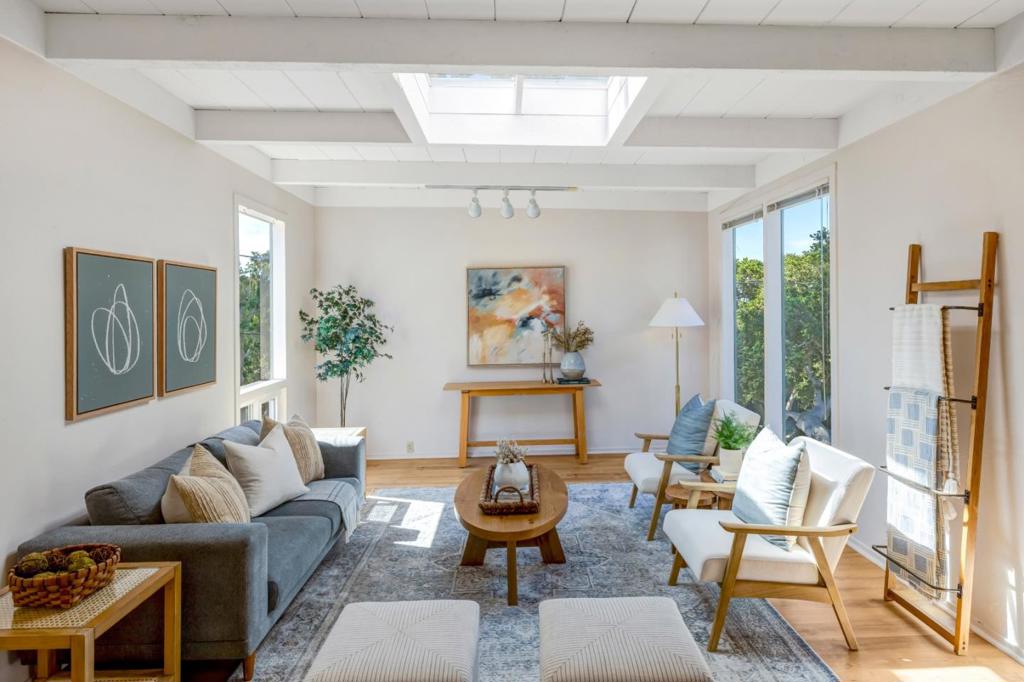 Just blocks from Pacific Grove's stunning coastline, this single family residence with an ADU offers versatile living and investment potential. Enjoy the option to reside in one unit while renting the other, or lease both for steady income. Its prime location places you within walking distance of San Carlos Beach, the Monterey Bay Aquarium, Cannery Row, downtown Pacific Grove, and Lovers Point. The upper home has been beautifully refreshed, showcasing an open floor plan filled with natural light from multiple skylights. It features two spacious bedrooms, one bathroom, a generous living and dining area, and a well-appointed kitchen. A private deck off the dining room is perfect for outdoor dining and relaxation. The lower single-level ADU offers one bedroom, one bathroom, a kitchen, and living area ready for updates to enhance its full potential. Additional highlights include a shared laundry room off the carport, a gated courtyard for added privacy, a freshly painted exterior, new sewer lateral, and recently landscaped grounds. This property combines coastal charm with investment flexibility in one of the Monterey Peninsulas most desirable locations.