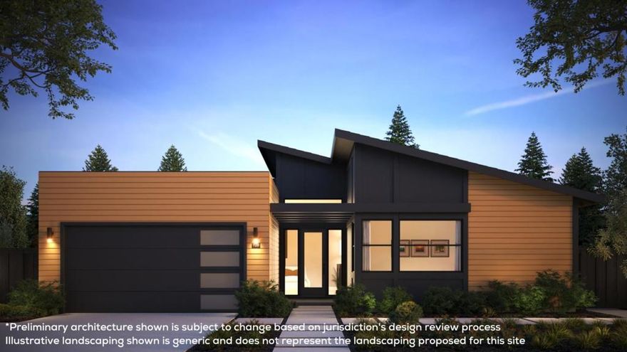 Unique opportunity to build your dream home with Thomas James Homes. Work with our in-house architecture and design team to build this home to match how you live. Close to shopping, parks and schools, this modern home in the desirable neighborhood of Downtown Menlo Park has something for everyone. Estimated home completion date is Summer/Fall 2023. *Preliminary architecture shown is subject to change based on jurisdiction's design review process. Illustrative landscaping shown is generic and does not represent the landscaping proposed for this site. Purchase of this lot is contingent upon buyer entering into a separate construction agreement with builder for an all-in price of $7,195,000.