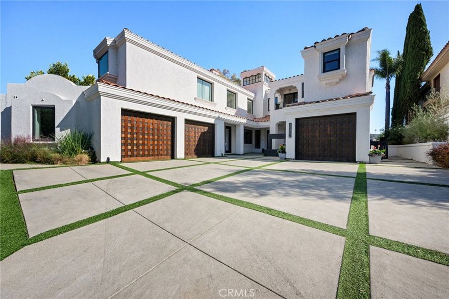Stunning Contemporary Home on Marbella Club Country Club Golf Course. Welcome to this exceptional 5-bedroom, 5-bathroom contemporary residence perfectly situated within the 24 hour guard gated community of Marbella Estates.Designed for both luxury and comfort, this home features an imposing entryway that opens to a bright, airy interior with soaring ceilings and expansive windows that flood the space with natural light. Choose from 3 different living areas including open plan kitchen and family room with a space for dining.The well-designed floor plan includes a self-contained downstairs suite—ideal for guests, multigenerational living, or an au pair—complete with its own living area and full bath. Entertain in style with a dedicated movie room (converted 5th bedroom) perfect for private screenings or cozy family nights. The spacious primary suite enjoys beautiful panoramic views. There are a further 3 bedrooms upstairs all fitted with electric blinds and all have their own separate bathrooms.Car enthusiasts will appreciate the 2-car garage plus an additional 1-car garage equipped with two EV chargers. The expansive driveway can accommodate a further 6 cars comfortably. The home is perfect for entertaining and is wired for music throughout. The backyard with stunning views over the fairway and 18th tee and has a huge outdoor hot tub, TV and seating area and built-in bbq.This is a rare opportunity to own a contemporary masterpiece on one of the area's most desirable golf course lots.The Marbella Club offers many activities including exercise classes, children's swim  lessons, holiday activities and golf. Drive your golf cart outside the gates and through the underpass to arrive at The Riverwalk with it's boutiques, cafes and restaurants. You are also in an area that boasts some of the best private schools in Orange County, close to freeway access and in close proximity to beautiful beaches.Enjoy luxury living with space, style, and spectacular views.