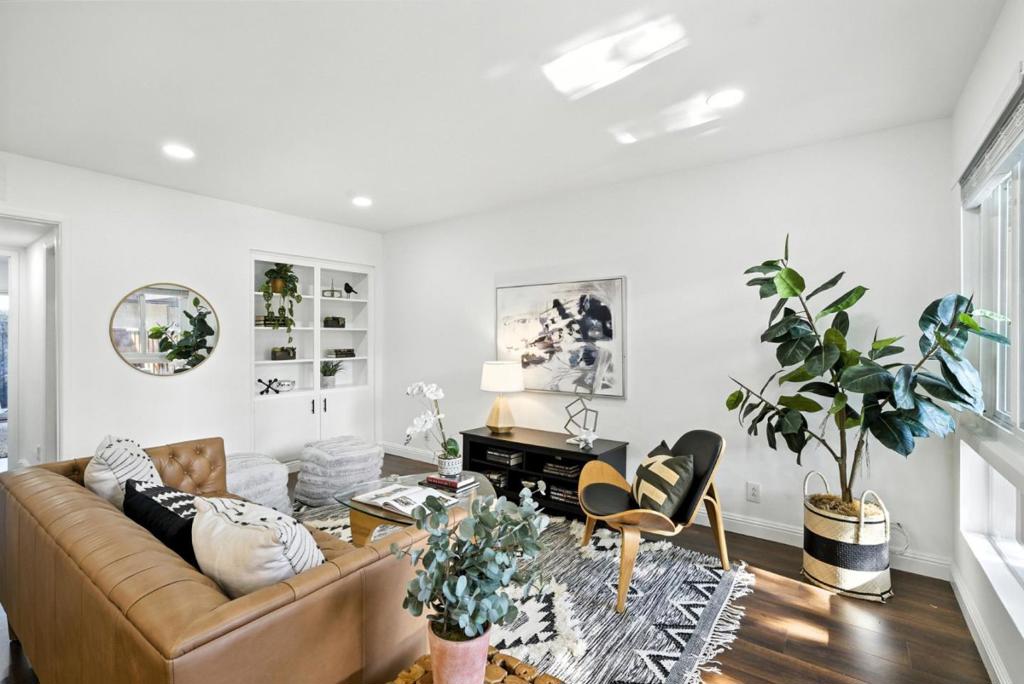Welcome to this beautifully maintained 2-bed, 2-bath condo offering 950 sqft of living space in one of San Mateos most convenient and sought-after neighborhoods. Flooded with natural light, this move-in-ready home features a welcoming living room that flows effortlessly into the dining area and a well-appointed kitchen. Both bedrooms are tucked away toward the rear of the unit for added privacy, each with direct access to a tranquil back patioideal for relaxing or entertaining. A second spacious patio at the front provides even more outdoor space, perfect for enjoying your morning coffee or evening wind-down. Designed for comfortable, single-level living, the unit includes two full bathrooms, generous storage throughout, and two assigned parking spaces with additional storagean uncommon perk in condo living. Ideally located near Highways 101, 92, and 280, as well as Caltrain and public transit options, this home offers seamless commuting. Youll also enjoy close proximity to Los Prados Park, Bridgepointe Shopping Center, Downtown San Mateo, Hillsdale Mall, and be within walking distance to Hashi Market in Marina Plaza Shopping Center. Whether youre looking for green spaces, fitness studios, dining, or daily essentials, everything you need is right at your doorstep.