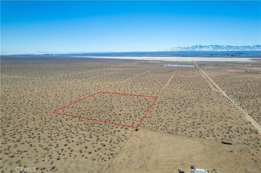 Ten acres located north of El Mirage Dry Lake bed. Parcel 0461-051-57-0000 also for sale. Buyer to conduct their own investigations.