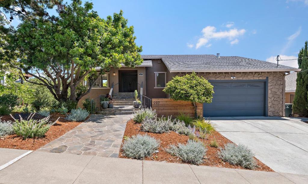 This beautifully updated, custom-built two-story home offers 3,936 square feet of thoughtfully designed living space with sweeping views of the Bay. The recently remodeled kitchen-family room, primary suite, and laundry room blend comfort with modern style, while newly installed hardwood floors flow throughout the home. Enjoy an oversized formal dining room, a spacious living room with soaring vaulted ceilings, and a versatile bonus room off the kitchenperfect for a home office. Ample storage adds to the homes functionality. Ideally located just steps from the scenic Big Canyon Park trailhead and directly across from Crestview Park, this home combines natural beauty with convenience, offering easy access to major freeways for effortless commuting.