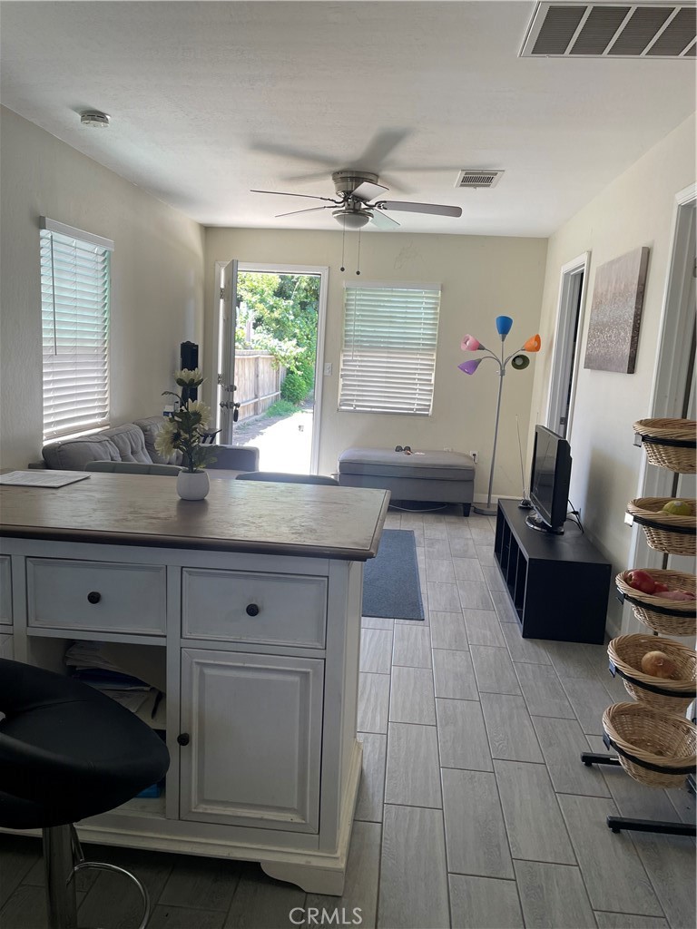 Welcome to this cute and cozy beautiful updated home with a huge front driveway. 2 bedroom, 1 bathroom. Newer kitchen with granite counter tops, and mosaic tile back splash, updated flooring throughout, remodeled bathroom. Central air conditioner and heating.The spacious backyard has potential for an addition or an ADU, RV-boat parking. Close to the Airport. Easy access to the freeway
