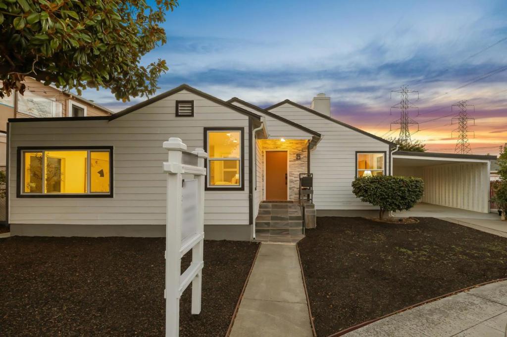 Tucked away on a quiet cul-de-sac in the highly sought-after North Shoreview neighborhood of San Mateo, this charming single-family home offers the perfect blend of comfort, style, & convenience. Featuring 3 spacious bedrooms & 2 beautifully updated bathrooms, this light-filled residence sits on a generous lot, providing both indoor comfort & outdoor enjoyment. Thoughtfully remodeled with designer finishes throughout, the home boasts a bright & airy layout. The inviting family room centers around a sleek electric fireplace, perfect for cozy gatherings. The modern kitchen is a chef's delight, complete with stainless steel appliances, elegant countertops, & a striking tile backsplash. Each bedroom offers comfort & privacy, while the bathrooms shine with contemporary fixtures & eye-catching design. Additional highlights include a laundry closet, carport parking, & ample storage. Step outside to enjoy a spacious backyard & private patio- ideal for entertaining, gardening, or relaxing in the fresh air. Outdoor enthusiasts will appreciate the close proximity to the Bay Trail, Coyote Point Recreation Area & Museum, & Poplar Creek Golf Course. With nearby access to top-rated schools, shopping centers, restaurants, & major commute routes, 5 Olive Ct offers the ideal lifestyle.