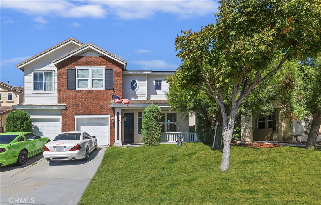This beautiful executive home in the highly desirable Wolf Creek Community of Temecula is a 5-bedroom set up to have 2 primary bedrooms, with one upstairs and one down, with a total of 3.5 baths, nestled in a Cul-De-Sac w/Direct access to Walking Trails, Community Parks, and Schools. Covered porch with picnic style area at front yard. Upon entry you will appreciate the natural light from the high ceiling windows and arch entries. The spacious kitchen with center island opens up to the family living area. The primary bath upstairs and secondary downstairs have both been remodeled. His and hers walk-in closets. The whole house was freshly painted and has new LVP flooring, and new carpet in the bedrooms, plus 2 upgraded AC units. Low HOA offers amenities in this community with swimming pools and spa, clubhouse, and gym. Quick access to the freeway, near the Distinguished Temecula Schools, Shopping Centers, Pechanga Casino w/view of the 4th of July Fireworks, Winery and so much more. The seller is relocating to the other coast, and is motivated to get there!