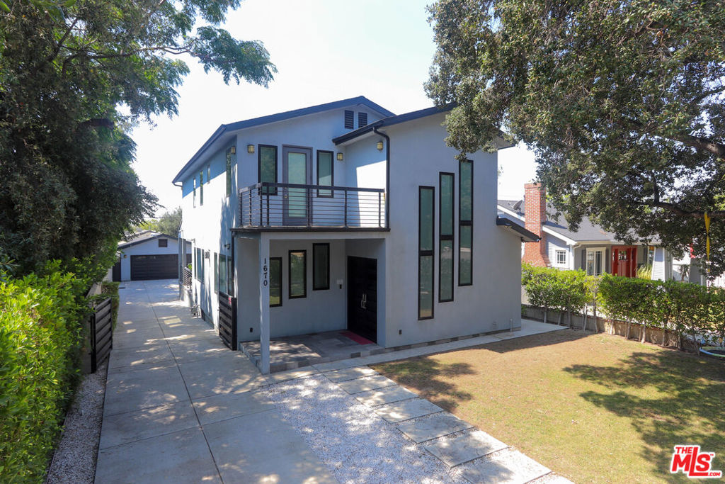 Welcome to 1670 Asbury Drive, a modern two-story home located in one of Pasadena's most desirable neighborhoods! Built in 2015, this two-story, sleek contemporary home is loaded with modern-day amenities. This custom home features high ceilings, an open floor plan, and designer finishes throughout. The main living room is anchored by a sleek gas fireplace, which spills into the formal dining room that flows to the gourmet kitchen. Custom cabinets, quartz counter tops, a large island, and a breakfast nook overlooking the resort-like backyard. A full guest suite on the first floor and a beautifully crafted staircase that leads up to the 2nd floor with three additional spacious bedrooms with trey ceilings and wooden flooring, including a large master suite with a massive walk-in closet, balcony, and en suite bath with dual sinks, a freestanding glass shower, and a large jetted soaking tub. The backyard features a large covered patio with tile and recessed lighting, great for entertaining, and a large pool with a cascading water feature and tons of lounging space. An oversized two-car detached garage completes this private oasis. With details embedded throughout this home, you cannot help but fall in love! Close to old town, restaurants, shopping, fwy access, schools, and so much more!