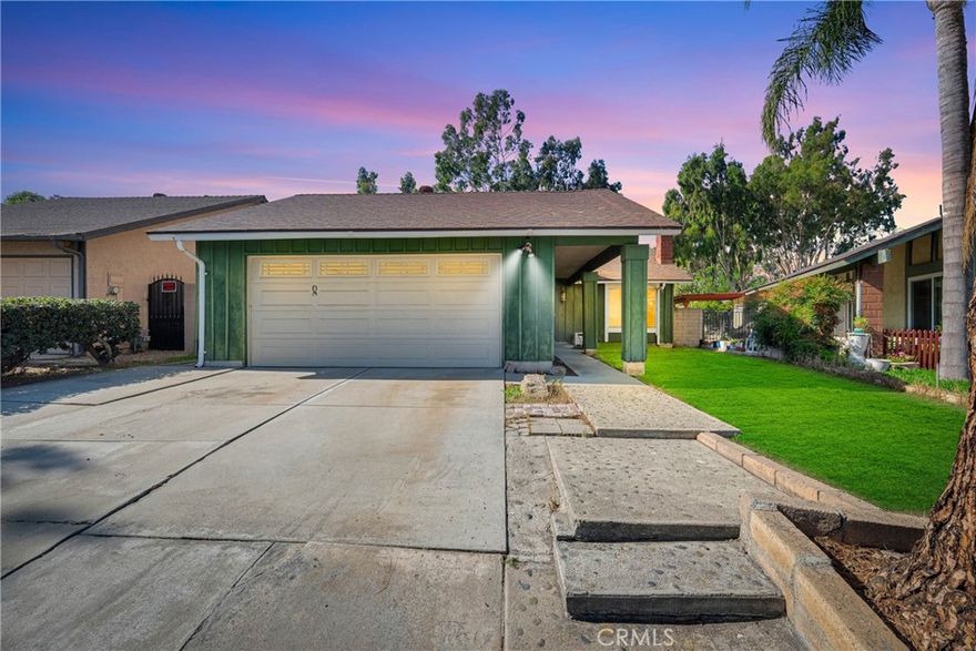 PRESENTING 1537 Greencastle Ave ~ This delightful three bedroom two bath home is situated on a lovely quiet street in the heart of Rowland Heights.  Located within walking distance to many wonderful shops and eateries this home has it all from the bright-open floor plan and flow to the timeless contemporary finishes. The home offers a warm family home feel with a remarkable use of space and sophistication perfect for entertaining family and friends. This home also includes a delightful brick fireplace stationed as the centerpiece of the family room. The large family room is conveniently located adjacent the living and dining room. All living areas masterfully flow to the spacious rear yard/patio. The kitchen includes plenty of cabinet/storage space. All three bedrooms are ample in size with the Primary Suite offering an En-Suite Bath. Additional features include a fruit producing lemon and pomegranate tree and a new water heater. Conveniently located near shops, dining, Puente Hills Mall, Costco, beautiful Schabarum Regional Park featuring scenic trails and picnic areas and near the 60 and 57 highways. AN ABSOLUTE MUST SEE !!!