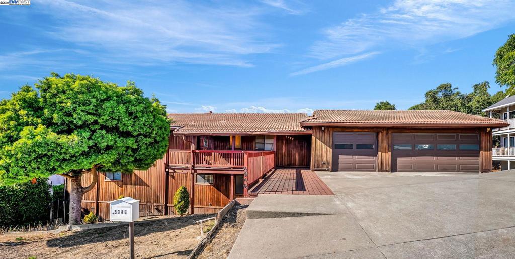 OPEN HOUSE SAT & SUN 9/20 and 9/21, 1:00PM - 4:00PM ~ 5347 Heavenly Ridge Lane offers a home and a lifestyle above it all. From its hillside perch in El Sobrante, rolling ridges frame the horizon, and sunsets drift into the Bay in soft golds and rosy hues, creating moments of everyday magic. On a generous 16,000 sq ft lot this 3000+ sq ft. home with 4-bedroom, 3-bath, and two-stories still retains its original charm while offering the perfect retreat for families seeking space to grow or anyone craving a tranquil sanctuary above it all—yet still connected to everything, just 25 minutes to San Francisco, BART, 20 minutes to Berkeley's culture and dining, under an hour to Napa's vineyards, and minutes from Wildcat Canyon trails and El Cerrito Plaza. Here, mornings open in calm, evenings glow with golden sunsets, and every view feels like part of the home itself. This is a residence that blends character, potential, and a serene sense of elevation—an inspiring place to call your own.