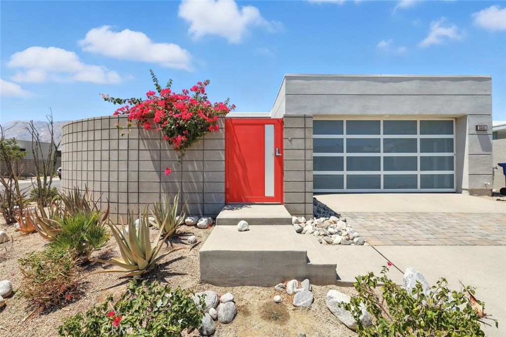 Resort luxury and sustainable living await in this beautifully designed 3 bedroom 2.5 bathroom home set on a premium lot in the sought after Miralon community of Palm Springs. Built in 2021 this 2100 sq ft residence showcases designer upgrades, stunning mountain and lagoon views, and a private pool all crafted for comfort and style. Offered fully furnished and move in ready, the home is just 10 minutes from Downtown Palm Springs with easy access to top dining, shopping, and entertainment. Solar power and an EV charger on the premises provide both efficiency and modern convenience.
Additional upgrades include a mini split system in the garage for year round comfort, an outdoor ceiling fan in the covered patio for breezy relaxation, and a built in sound bar with Bluetooth connectivity inside the entertainment center, complete with AC and heater functions for the ideal indoor climate.
As part of the exclusive Miralon community, you will enjoy exceptional amenities that make every day feel like a resort experience. Start your morning with yoga or a workout at the state of the art fitness center, swim in one of two expansive infinity pools overlooking the mountains, or unwind in your own pool with a lake view. Savor a drink at the onsite bar and lounge, stroll through olive orchards, or gather fresh herbs from the community garden to cook in the chef grade community kitchen. Scenic walking trails meander around tranquil lakes, perfect for morning walks or evening sunsets. This pet friendly community also features two dog parks for your four legged companions to enjoy.