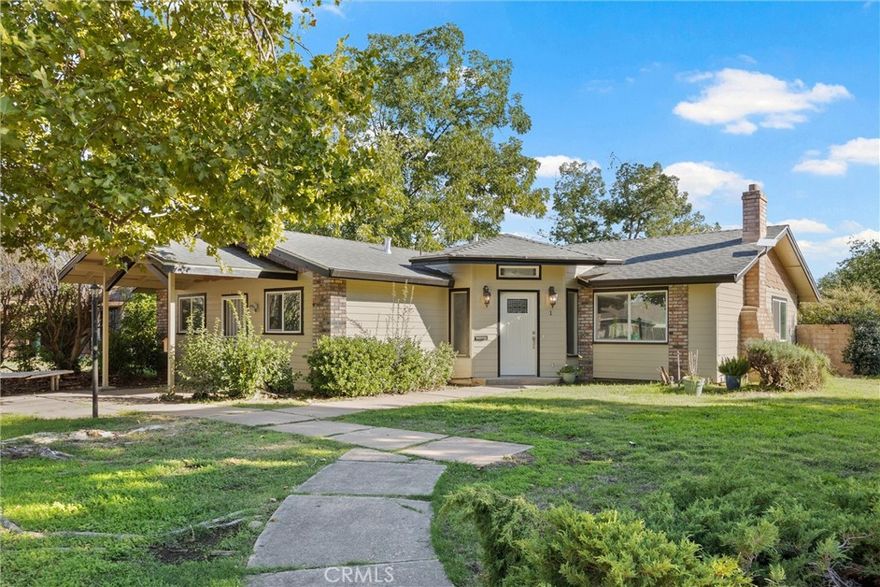Exceptional Opportunity in Chico – Multi-Generational Living Made Easy!
Welcome home to this beautifully updated 4-bedroom, 3-bathroom corner-lot gem nestled in one of Chico’s most convenient neighborhoods, just moments from shopping and the charming Merriam Park. With its thoughtful layout, dual-unit setup and stylish finishes, this property offers the perfect blend of flexibility and comfort.
The main residence features three spacious bedrooms and two full baths. A direct doorway from the second bedroom opens into the backyard, offering serene access to the outdoor environment. Discover abundant built-in cabinetry and deep storage closets with shelves throughout — making organization effortless and clutter a thing of the past. Step into the inviting living room where a cozy wood-burning fireplace insert warms the space, and a generous window-seat with built-in storage invites you to relax, lounge or catch up on the day.
The kitchen has been exquisitely remodeled, showcasing a large center island, pantry, modern finishes, fresh interior paint and new light fixtures throughout for a crisp, clean and contemporary feel. Transition seamlessly from indoor living to outdoor entertaining on the expansive covered back porch with new stamped concrete and patio cover— the perfect spot to host friends, grill, unwind after work or let creative pursuits come to life. Enjoy peace of mind with a new roof overhead, and revel in bright, modern interiors thanks to all new dual pane windows and a sleek new sliding door.
Attached to the main home is a beautifully appointed second unit — one bedroom, one bath — designed for multigenerational living, a home office, guest retreat or rental potential. This unit has its own updated kitchen, bathroom and a mini-split air conditioner, delivering independence, comfort and style. With separate access and parking, it offers thoughtful design and flexible living arrangements for extended household needs.
Completing the picture is a detached garage which provides extra storage or a workshop space — a valuable bonus in Chico’s market. With its unbeatable location, this home presents a rare opportunity to own a truly versatile property that’s ready for life as you envision it.
Don’t miss out — schedule your showing today and imagine the possibilities!