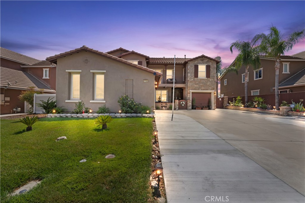 Conveniently located in desirable Murrieta Oaks, this VIEW home has it all! Home features 4 bedrooms, a main floor office (can easily be made into a 5th bdrm), a large loft and had a FULL interior & exterior paint refresh in 2023. Make your entrance through the gated courtyard area that leads into the spacious home. Separate Dining Room and large Living Room with an extra nook in the back where the bar area is. Large kitchen has breakfast bar seating, kitchen island seating AND a breakfast nook that is light and bright with a sliding door into the courtyard. Kitchen features granite counters, new custom lighting fixtures and SS Appliances. Family Room has a built-in entertainment center, wood / gas fireplace and a sliding door to the backyard. Full bathroom on the main floor next to the Office. Upstairs are 4 bedrooms, 2 baths and a large Loft with a balcony to take advantage of the views from the front of the home. Oversized Primary Bedroom has a deck to take advantage of the views and leads into the luxurious Primary Bathroom with dual walk-in closets and separate shower & soaking tub. Extra retreat room behind the Primary Bathroom. The Backyard was MADE for entertaining with a barbecue island with 2 grills and a mini fridge to take advantage of the views!!! RV Gate on the side of home to bring ALL of your toys! No HOA! RV space behind the gate is 7' x 50'. Don't have an RV or toys to park? Income potential! Great Murrieta Schools including Antelope Hills Elementary within walking distance. Close to Home Depot, Target and the Murrieta Costco shopping center.