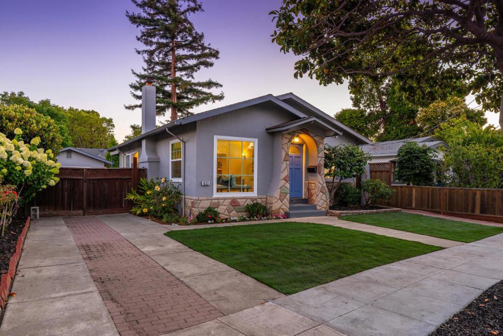 Discover 833 Linden Avenue, a beautifully maintained single-story bungalow nestled on a peaceful, tree-lined street in one of Burlingames most desirable neighborhoods. This inviting home features fresh interior paint, new flooring, classic cove ceilings, and an abundance of natural light throughout. The eat-in kitchen includes a charming breakfast nook overlooking the serene backyard - an ideal setting for casual meals or morning coffee. Two spacious bedrooms and a remodeled full bath are located near the front of the home, while the primary suite is privately situated at the rear with its own bathroom and tranquil garden views. Enjoy a private outdoor retreat with new sod, a koi pond with waterfall, and a hot tub - perfect for both relaxation and entertaining. A detached bonus structure offers valuable versatility as a home office, studio, gym, or potential future ADU (buyer to verify). Additional features include a long driveway for extra parking and a gated fence for added privacy. Ideally located just 0.4 miles from Burlingame Avenues shops, restaurants, and cafes, and in close proximity to Caltrain, Washington Park, and top commuter routes.
