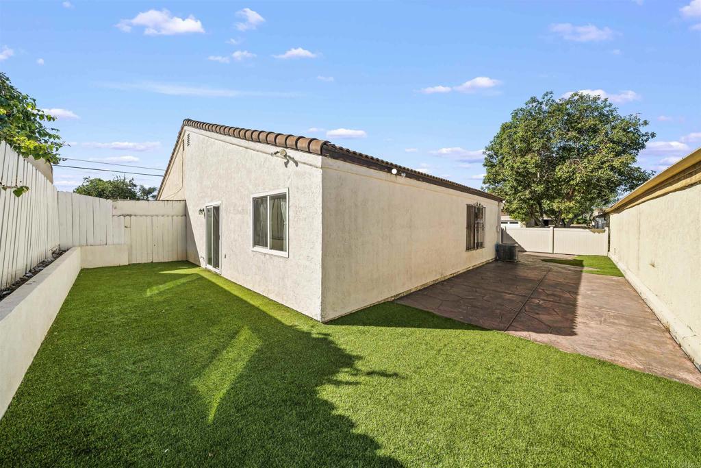 Welcome to 1012 S 45th Street, San Diego, CA 92113, a beautifully updated 2-bedroom, 2-bath patio home offering 1,017 sq ft of modern living space on a 3,310 sq ft lot. Built in 1986 and nestled in a quiet gated community in the Mountain View neighborhood, this home features private front and back courtyards with stamped concrete, a spacious 2-car attached garage, and tasteful upgrades including fresh paint, new bedroom carpet, tile flooring, stainless steel appliances, and granite countertops. Enjoy central A/C, recessed lighting, and convenient washer/dryer hookups for easy living. Ideally located near Interstate 805, with quick access to Downtown San Diego, National City, and Chula Vista, the home is also close to local favorites like Market Creek Plaza, Lincoln High School, and the Jacobs Center for Neighborhood Innovation. With nearby parks, schools, and shopping just minutes away, this property offers both convenience and comfort. We welcome Conventional, VA, FHA, and Cash financing, making this move-in-ready gem perfect for first-time buyers, families, or investors looking for an excellent San Diego opportunity.