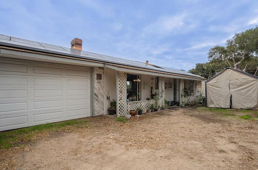 Welcome to this charming 3-bedroom, 1-bathroom home located in the vibrant city of Salinas. Has never been in the market since 1977. With a spacious 1,506 square feet of living space, this property offers a comfortable and inviting atmosphere for you and your family. The eat-in kitchen provides a perfect setting for casual dining and family gatherings. The home is equipped with energy-efficient solar power, ensuring sustainable living and cost savings. The flooring complements the warm and cozy ambiance, enhanced by a wall furnace for efficient heating. A delightful fireplace adds a touch of warmth to your living space. Conveniently, laundry facilities are included, adding to the ease of day-to-day living. The property includes a two-car garage, offering ample storage and parking space. Situated within the Spreckels Union Elementary School District, this home provides an excellent foundation for families with school-aged children. Don't miss this opportunity to own a beautiful home in Salinas. There also a mobile home on the property