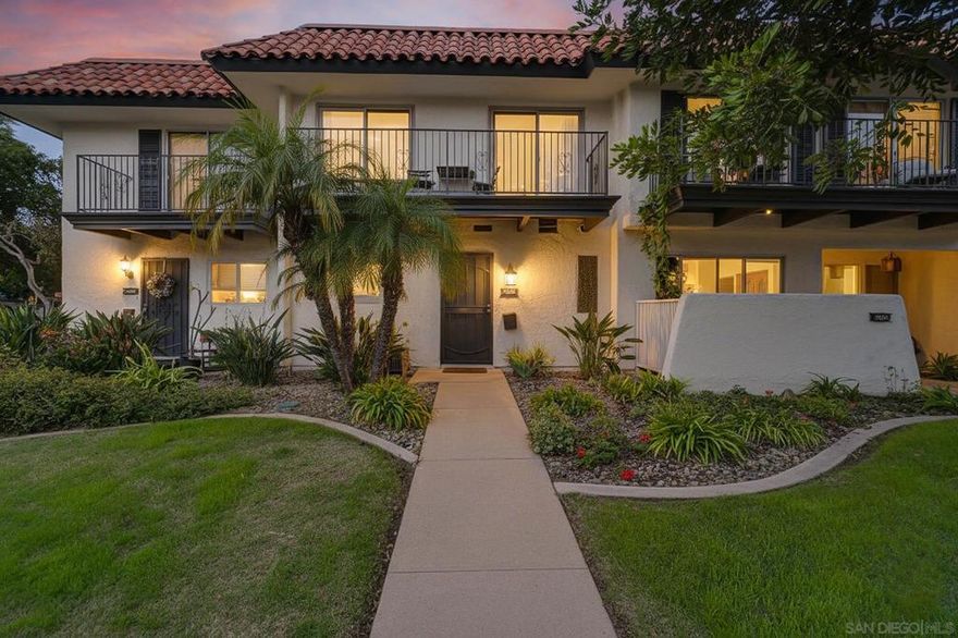 Impeccably Updated Townhome in the Heart of Point Loma Welcome to 1,400 square feet of coastal comfort in one of Point Loma's most desirable neighborhoods. This bright townhome has been thoughtfully updated from top to bottom and is move-in ready. Originally configured as a 3-bedroom on tax records, the wall was opened to create a spacious 2-bedroom layout. The renovated open concept kitchen flowing into the dining and family room.  The inviting living room features a cozy fireplace and sliding glass doors that open to a large covered patio, perfect for indoor-outdoor entertaining. The separate laundry room located off the patio, houses the water heater, while excellent storage options include attic space and convenient hallway closets. Two covered carport parking spaces complete the practical amenities. Location highlights include breathtaking SeaWorld fireworks views and a newly developed bike path right outside your neighborhood that leads directly to the beach. This is coastal Point Loma living at its finest with easy access to beaches, dining, and everything San Diego has to offer. Schedule your private showing today!