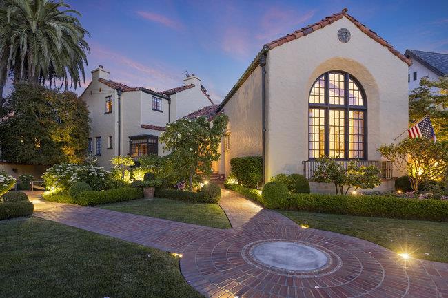 Respectfully reimagined for modern luxury living, this exceptional Easton Addition estate was built by the Schlage family in 1924 for use as their summer home. Set on more than one-half acre of magnificent grounds, the home seamlessly honors its early heritage with classic architectural details, while also offering every amenity for todays lifestyle. Impeccably maintained inside and out, the home exudes timeless elegance with soaring cathedral ceilings boasting beams and trusses, plaster walls and ceilings, and beautifully preserved original materials found throughout, including a wonderful array of decorative tiles. Thoughtfully arranged across multiple levels, the expansive layout provides the utmost in privacy for the 4 bedrooms, sitting room, and 4.5 baths. Grand formal living and dining rooms are served by a chefs kitchen and a remarkable wine cellar room designed for indoor/outdoor entertaining. Double doors open to resort-inspired grounds with a vast terrace, built-in barbecue center, and secluded pool and spa. Excellent Burlingame schools: Hoover Elementary, Burlingame Intermediate, Burlingame High (buyer to confirm) (Per Matterport Drawings): Total: 5047 SF * Floor 1: 1003 SF ( including garage of 424.32) * Floor 2: 2,800 SF * Floor 3: 1,244 SF. (Buyer to verify)