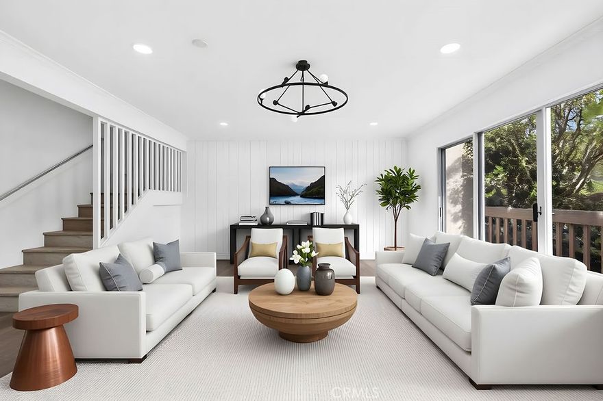 Great 2 bedroom and 2 bath condo with a generous 1143 sqft of remodeled and updated living space. All new LVP flooring, a fresh paint job, new kitchen with stainless steel appliances provide a light and bright unit ready for move-in!  Upstairs we have 2 spacious bedrooms each with water views in the distance, and the bathroom set up includes a two showers, 2 vanities, toilet and plenty of storage.  Parking spot is located at adjacent parking structure space 310. Unit has wall AC and baseboard heating.  Shows excellent and priced to move!