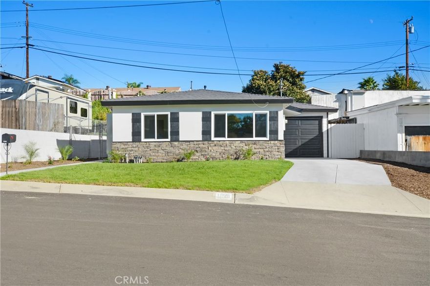 Welcome to this stunningly upgraded 2-bedroom, 1-bathroom single-story home in the city of La Habra.  From the moment you arrive, the home’s fresh exterior paint, newer roof, and manicured landscaping with new sod and sprinklers create exceptional curb appeal in a quiet, established. Inside, the home showcases a beautifully remodeled kitchen featuring shaker cabinets, quartz countertops, and brand-new stainless steel. Bathroom have been completely remodeled with upgraded designer tile, sleek fixtures, and modern finishes. Each of the 2 spacious bedrooms has been updated with stylish details and all-new fixtures throughout. Additional upgrades include fresh interior paint. The expansive backyard provides plenty of room for entertaining, play, or future enhancements. With every detail thoughtfully upgraded—inside and out—this turnkey La Habra home blends modern design, functionality, and lasting quality. Don’t miss the chance to own this move-in-ready property that’s perfect for both everyday living