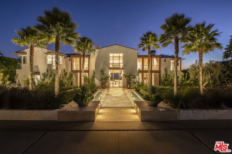 Where the mountains meet the sea is this world-class Hope Ranch masterpiece. A magnificent 3.7-acre bluff top estate w/204' ofocean frontage & private beach access is the awe-inspiring setting for this striking contemporary compound overflowing w/ visual& sensory appeal @ every turn. Designed by the Warner Group of Montecito, this ultra chic 5BD residence enjoys expansiveliving spaces w/walls of glass that disappear into concealed pockets & open to panoramic views. The property is complete w/aspacious pool & spa, N/S tennis court, 2-sided guest unit (w/3BD suites), home theater, 3 in-wall saltwater aquariums, rosegardens, & so much more. This landmark home combines sophisticated architectural & landscape designs & the result is a homeof incredible luxury, comfort, ease & elegance.
