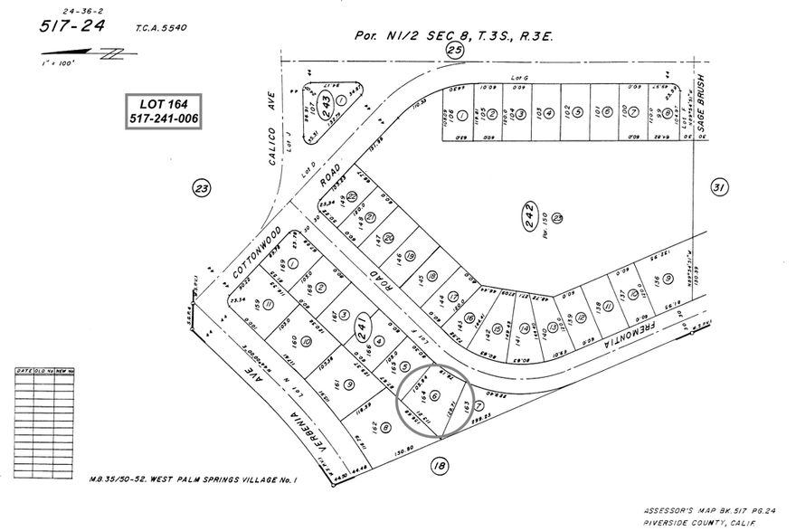 Lot in Whitewater for sale. Higher elevation offers breathtaking views of San Jacinto mountain. Quiet area with a lot of opportunity for you to own land and bring your RV, mobile home or build your dream home. Fantastic location close to Cabazon stores, restaurants, outlets and Desert Hot Springs. Lot is level. Water and electricity are available to many lots. Buyer to verify availability of all utilities for this property. This lot offer the opportunity to develop the property to meet your needs. Multiple lots available.