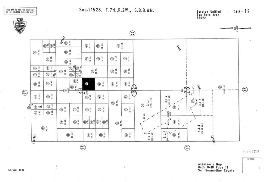 Nice 10-acre land in Apple Valley for sale. Great views of Desert, Valley and Mountains.  Love the outdoors-this property could be the one for you.  Beautiful desert land great for recreation uses. Bring your camper and your dirt bike and enjoy by exploring scenic trails, uncover hidden treasures, and spot fascinating creatures amidst breathtaking landscapes. Located near Stoddard Wells Recreation area and a short distance to town.  Property is about 10 miles Northeast from the I-15 Freeway. Isolated land has privacy for a great weekend gateway. According to the San Bernardino County the property is zoned Resource Conservation. This zoning allows for open spaces, recreational activities and single-family homes on large parcels. Lot measures 665 x 658 square feet.  Parcel number is 0418-192-44-0000.  Latitude and longitude coordinates are: 34.681162,-117.090530